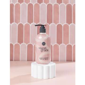 Luxury Sweet Grace Liquid Hand Soap - 12 oz Nourishing Formula