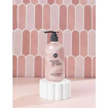 Luxury Sweet Grace Liquid Hand Soap - 12 oz Nourishing Formula
