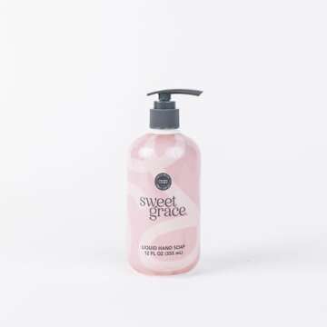 Luxury Sweet Grace Liquid Hand Soap - 12 oz Nourishing Formula