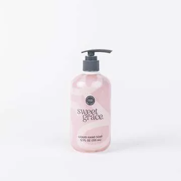 Luxury Sweet Grace Liquid Hand Soap - 12 oz Nourishing Formula