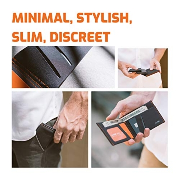 SlimFold Micro Wallets - Eco-Friendly RFID Minimalist Design