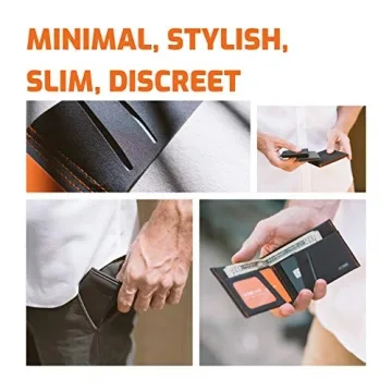 SlimFold Micro Wallets - Eco-Friendly RFID Minimalist Design