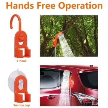 KEDSUM Portable Camping Shower with Rechargeable Batteries