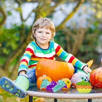 Jofan Halloween Fidget Pop Toys for Kids 3 Pack