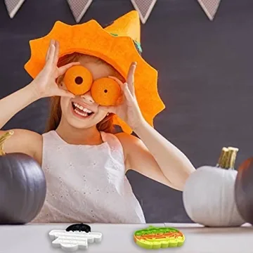 Jofan Halloween Fidget Pop Toys for Kids 3 Pack