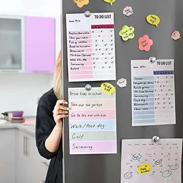 Strong Poffattr Refrigerator Magnets Pack of 20 for All Uses