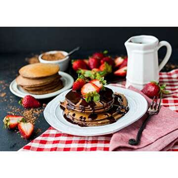 American Summertime Gingham Tablecloth 100% Cotton | Premium Quality | Red/White Checkered Square Tablecloth 52" x 52" | Stitched 1" Hem | Extra Heavyweight | Machine Washable for Mom