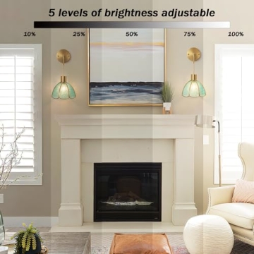 Stylish Battery Operated Wall Sconces Set Of Two