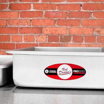 Fat Daddios Sheet Cake Pan - 9x13 Anodized Aluminum