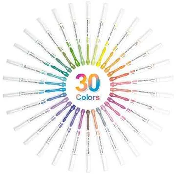Shuttle Art 30 Colors Highlighters, Pastel Highlighter Pens Assorted Colors, Dual Tip Mild Color Hig...