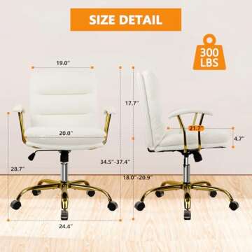 KLASIKA Ergonomic Office Chair - Stylish Comfort for All
