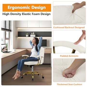 KLASIKA Ergonomic Office Chair - Stylish Comfort for All