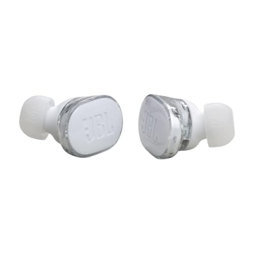JBL Tune Buds - True Wireless with Active Noise Cancelling in-Ear Earbuds - Ghost Edition White (Renewed)