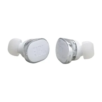 JBL Tune Buds - True Wireless with Active Noise Cancelling in-Ear Earbuds - Ghost Edition White (Renewed)