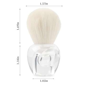 BQAN Nail Dust Brush - Soft Kabuki Cleaner for Makeup & Nails