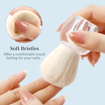 BQAN Nail Dust Brush - Ultimate Nail Art Cleaner Tool