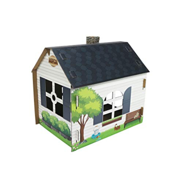 ASPCA Cat House with Scratching Pad - Cozy Retreat for Cats