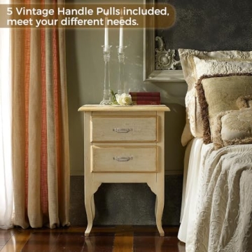 Elegant Vintage Drawer Handles by Mgoodoo - 5Pcs Retro Style