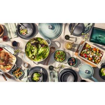 Le Creuset Enameled Cast Iron Signature Braiser, 5 qt., Sea Salt