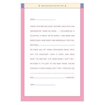 Knock Knock Letters to the Love of My Life Read Me When Box