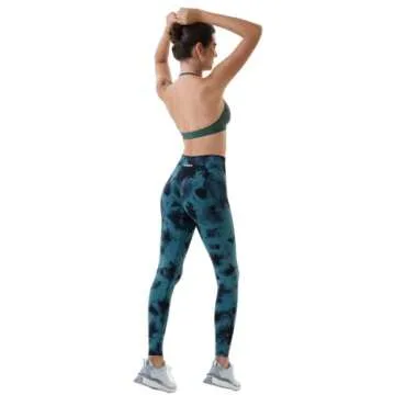 AUROLA Dream Tie Dye Leggings for Women - High Waist Scrunch Fit