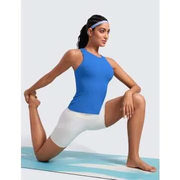 CRZ YOGA Butterluxe Women's Racerback Tank for Comfort