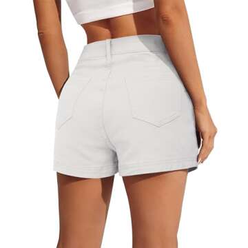 BISUAL High Waist Denim Skort for Women - Stylish Comfort
