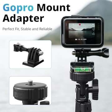 UBeesize 72" Phone Tripod & Selfie Stick, Camera Tripod Stand with Wireless Remote and Phone Holder,Compatible with iPhone Android Phone, Perfect for Selfies/Video Recording/Live Streaming Black