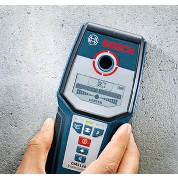BOSCH GMS 120 Wall Scanner for Wood Metal Live Wiring