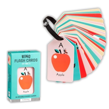 Mudpuppy My ABC's Ring Flashcards for Kids' Learning