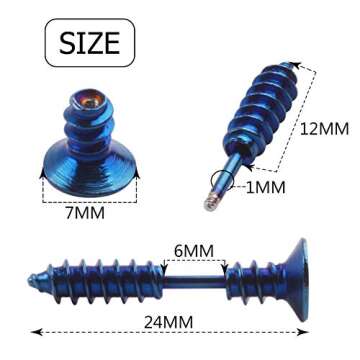 BronaGrand 5 Pairs Men Unisex Stainless Steel Piercing Cross Screws Hoop Earrings Ear Stud