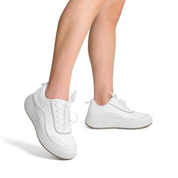 DREAM PAIRS Women Chunky Platform Fashion Sneakers