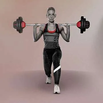Les Mills™ Exercise Set of 6 Weight Plates for Total Body Workouts, 30.8 lbs Total