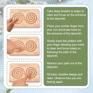 Demissle Finger Labyrinth: Mindfulness Tool for Stress Relief
