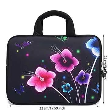 Stylish Neoprene Laptop Sleeve for 11.6 to 12.5 Inch Laptops