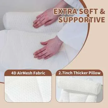 Mandrex Luxury Bathtub Pillow - Ergonomic Comfort for All