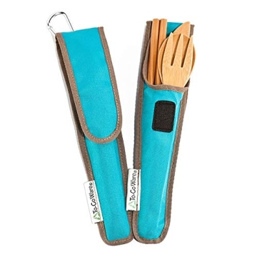 Bamboo Travel Utensils Set - Eco-Friendly Dining Solution