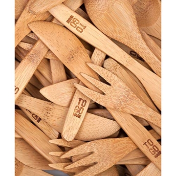 Bamboo Travel Utensils Set - Eco-Friendly Dining Solution