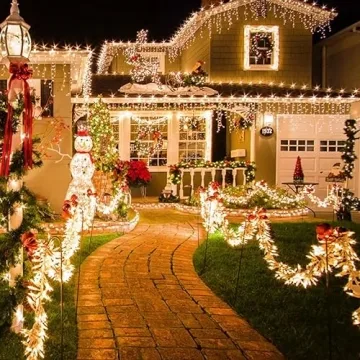 200 LED TW SHINE Christmas Lights - Bright & Waterproof