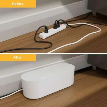 D-Line Cable Management Box for Stylish Wire Storage