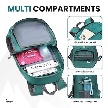 Venture Pal 35L Ultralight Lightweight Packable Foldable Travel Camping Hiking Outdoor Sports Backpa...