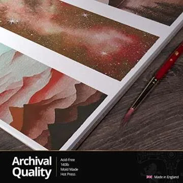 St. Cuthberts Mill Bockingford Watercolor Pad - 12x9