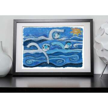 Swimming Race Art Print - Swimmer Decor