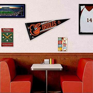 WinCraft Baltimore Orioles Large Pennant for Sports Fans