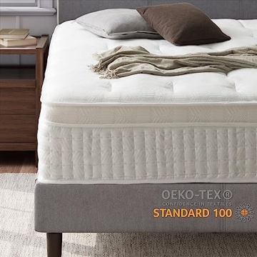 ZINUS 13" Euro Top Hybrid Mattress - Comfort & Support