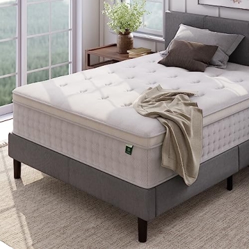 ZINUS 13" Euro Top Hybrid Mattress - Comfort & Support