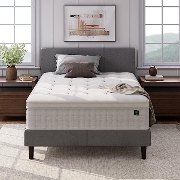 ZINUS 13" Euro Top Hybrid Mattress - Comfort & Support
