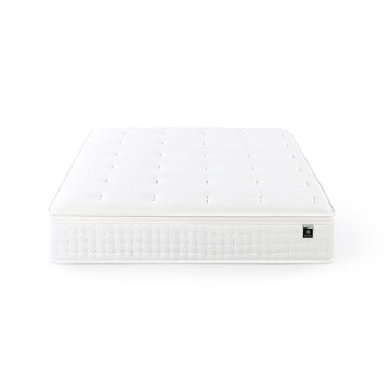 ZINUS 13" Euro Top Hybrid Mattress - Comfort & Support