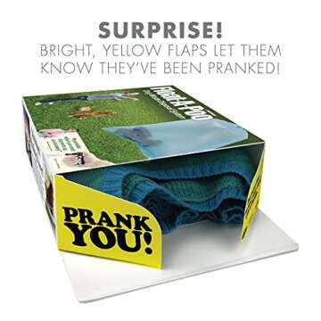 Prank-O Float-A-Poo Empty Prank Gift Box, Pet Day, Wrap Your Real Present in a Funny Authentic Prank...