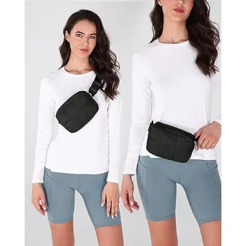 Versatile ODODOS Mini Belt Bag for Travel and Workouts